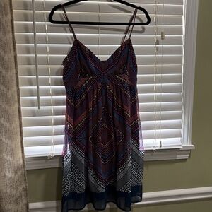 American Eagle Outfitters Multicolor Geometric Mini Dress